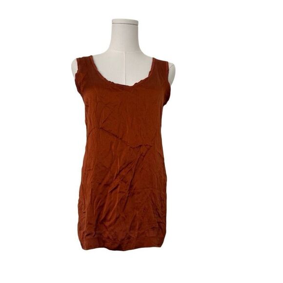 Vintage designer GUCCI TOM FORD silk brown tank top sz s - Picture 1 of 5